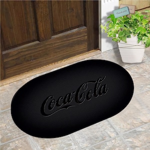 Coca Cola,Doormat,Coca Cola Doormat Outdoor Mat,Oval Door Mat,Married Gift,Housewarming Gift,New Home Gifts,Welcome Mat Gift,Funny Gift