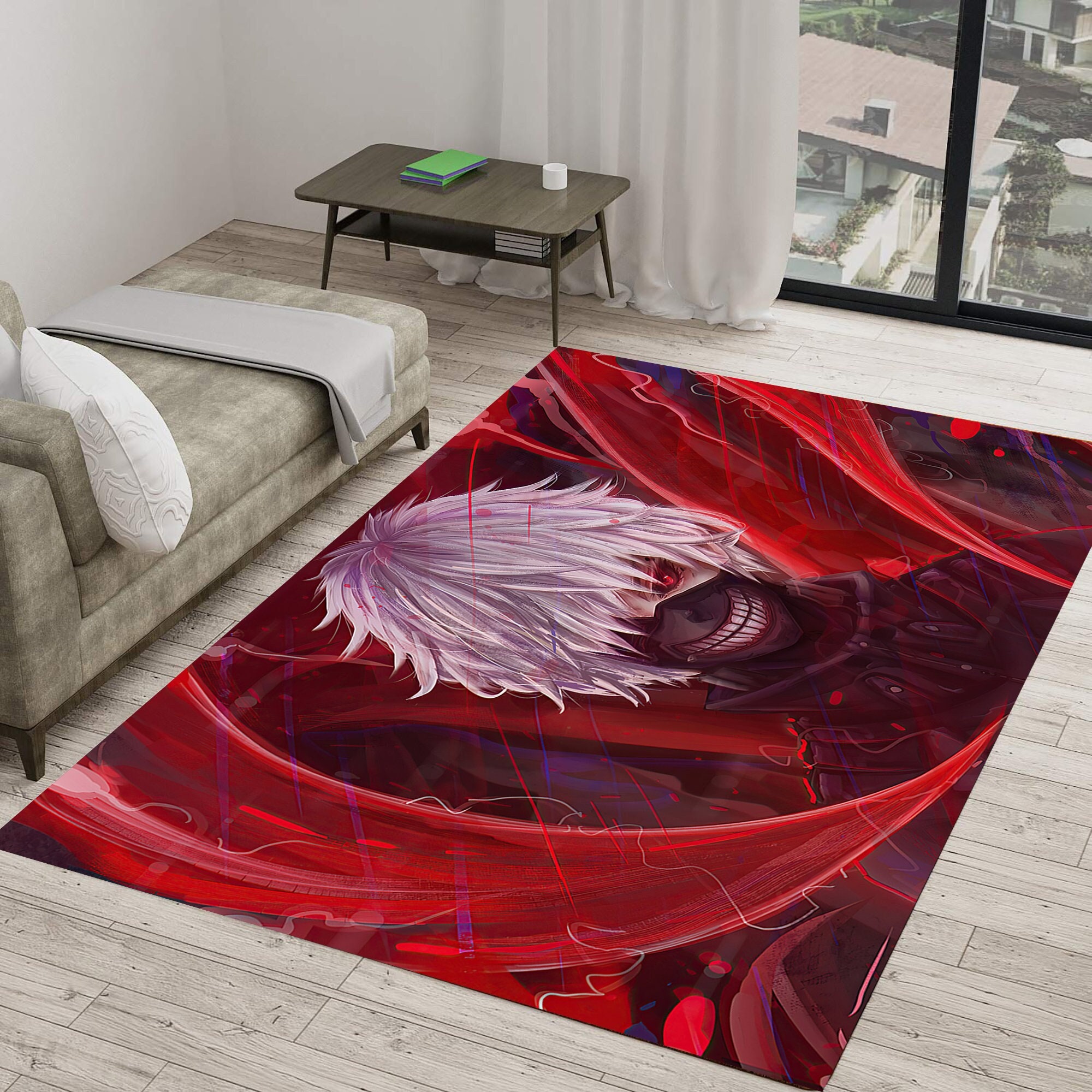 Luffy Gear 5 Shaped Rugs Custom Anime One Piece Carpets Room Decor Mat–  Animerugs