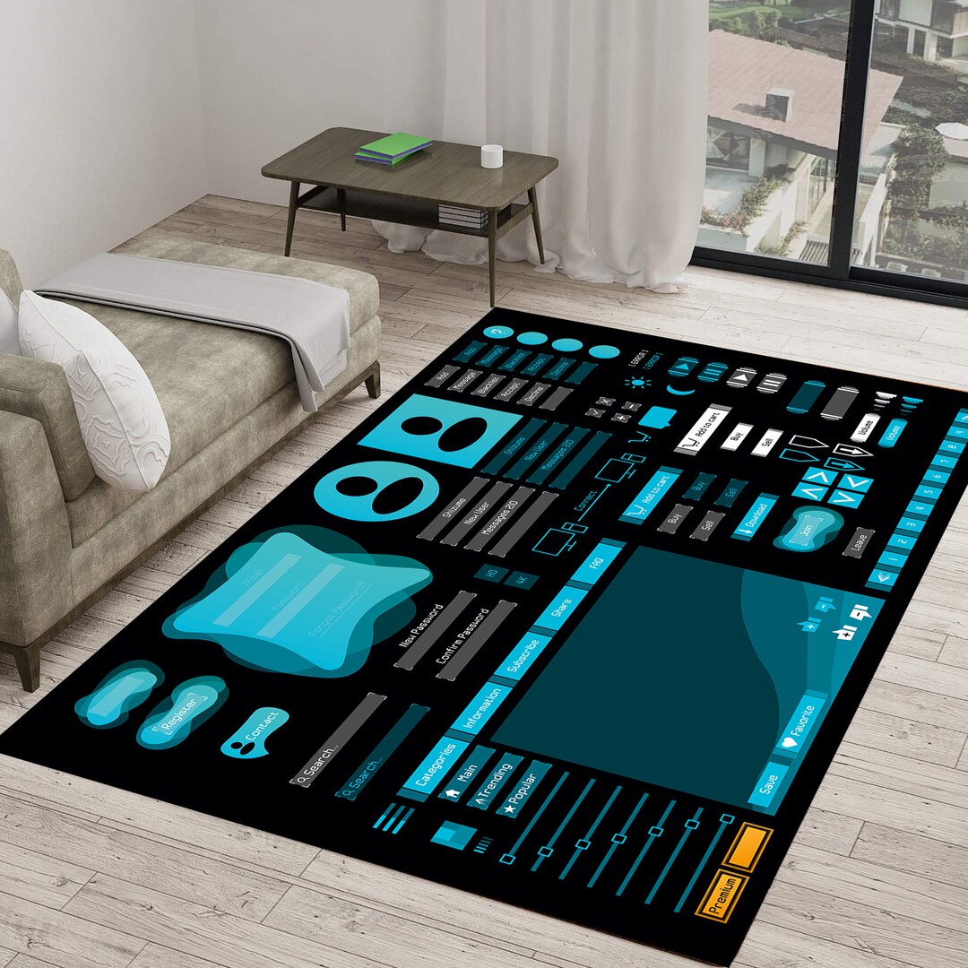 Game Over Rugs Rugs for Bedroomgame Room Rugs, Game Over Rug, Play Mat, Kids Room ...