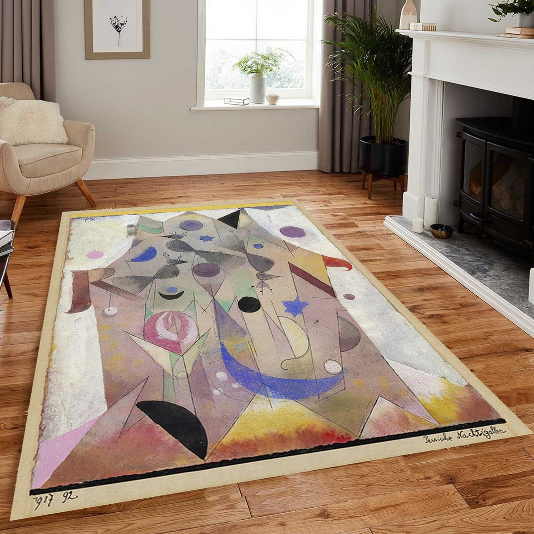 Art Rugs, Rug of the Portraits of Nachtigallen 1917 Painting Rug, Paul ...