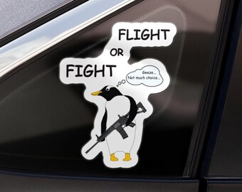 Penguin Bumper Sticker - Etsy
