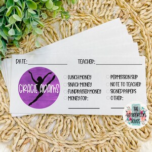Back to School Envelopes | School Stationary | Personalized Envelopes | School Supplies | Dancer | Dance Team