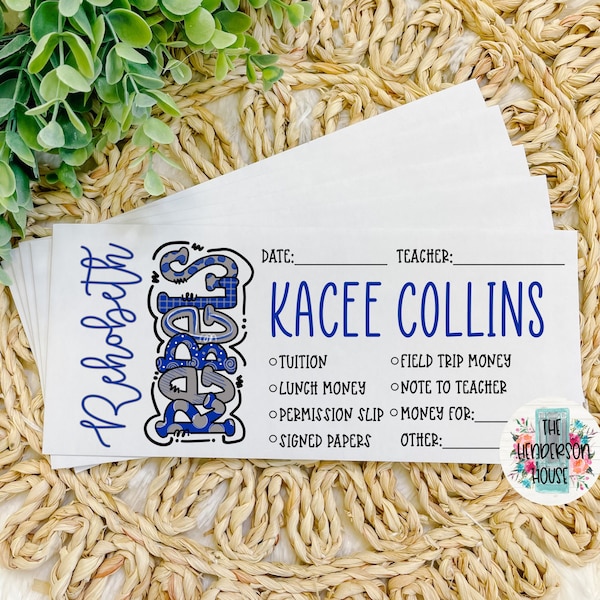 School Envelopes Etsy