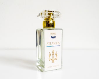 Atlantis Eau de Parfum, Anise, Sweet Orange, Pink Pepper, Oyster Shell, Smoke, Ambergris Unisex, Modern & Inspired, Artisan Perfume, 50 ml