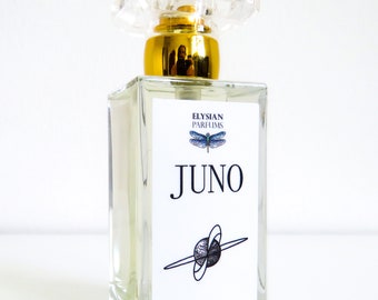 Juno Eau de Parfum, Green Apple, Cinnamon, Saffron, Leather, Sandalwood, Musk, Unisex, Modern and Inspired, Artisan Perfume, 50 ml