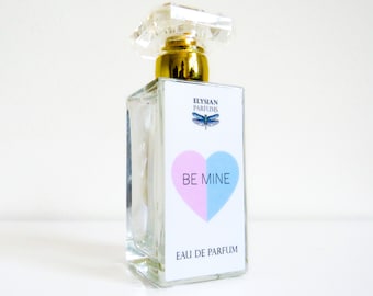 Be Mine Eau de Parfum, Key Lime, White Grapefruit, Blue Tansy, Gardenia, Cypress, Amber, Unisex, Modern and Inspired, Artisan Perfume, 50 ml