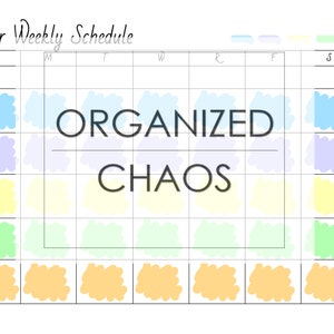 Weekly Family Calendar