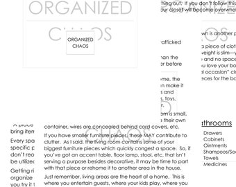 The Ultimate Room Organizing List