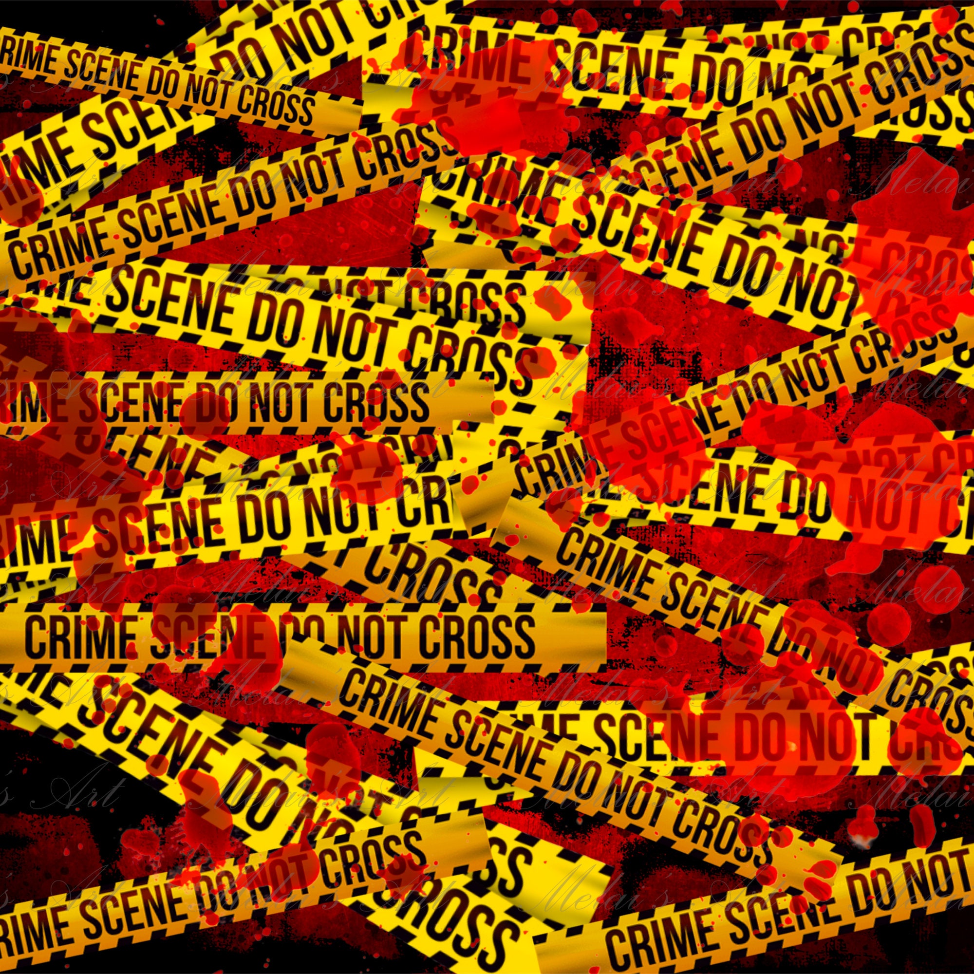 Bloody Crime Scene Wallpaper