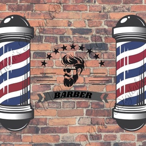 Barber 20oz Skinny Wrap Design, Hair Stylist Barber Shop Sublimation Design, Instant Download, Digital File