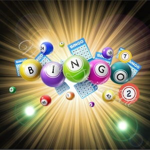Bingo Game Tumbler Design, Game Night Bingo Fun, Instant Digital Download