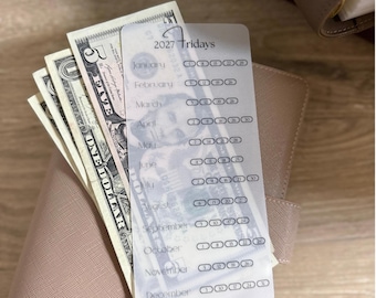 2027 Friday Saving Challenge | Cash Envelope System