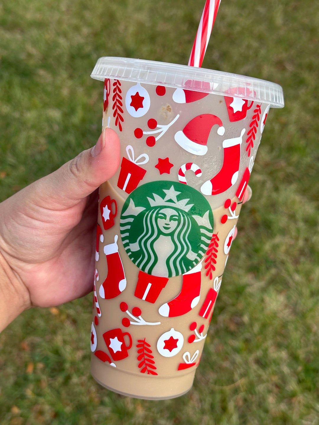 Starbucks Christmas Cup, Venti Holiday Cup, Personalized Starbucks Cup