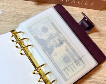 Cash Envelope Inserts A6 | Budget Binder Inserts | Cash Stuffing Envelopes | A6 Cash Envelope System | Budgeting Accessories | Sinking Funds