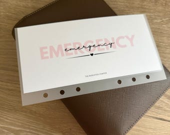 A6-kuvert för kontanter | Personliga kontantkuvert med dubbelt teckensnitt | Budgetpärmmappar | Sinking Funds-kuvertsystem