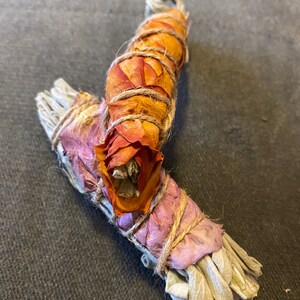 Love Wand (Sage and Rose Petals)