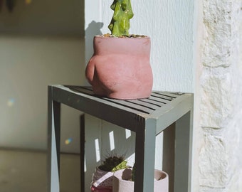 Butt planter | Butt pot | Booty planter | Cement planter | Concrete planter | Modern planter | Makeup brush holder | Decorative planter pots