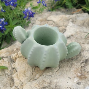 Cactus Planter Cactus shaped planter Cactus Pot Cactus Decor Cement Planter Modern Home Decor Southwest Decor Planters & Pots image 6