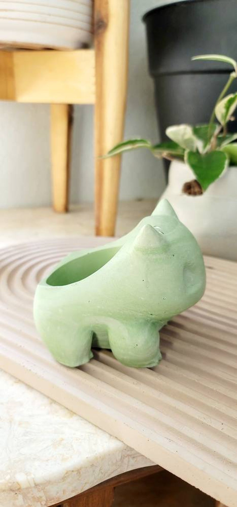 Large bulbasaur planter Bulbasaur Pot Pokemon Planter Pokemon Flower Pot Big Bulbasaur Plant Pot Bulbasaur Planter LargeBulbasaur image 4