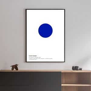 Covent Garden London U-Bahn Karte Pantone Station Poster Zug Kunst Dekor Reise Poster Geschenk Minimal Wand Drucke TFL UK Zeichen