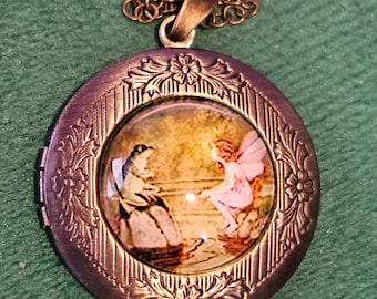 Locket Spell Talisman Witchcraft Ritual Amulet for Manifestation Vintage Enchanted