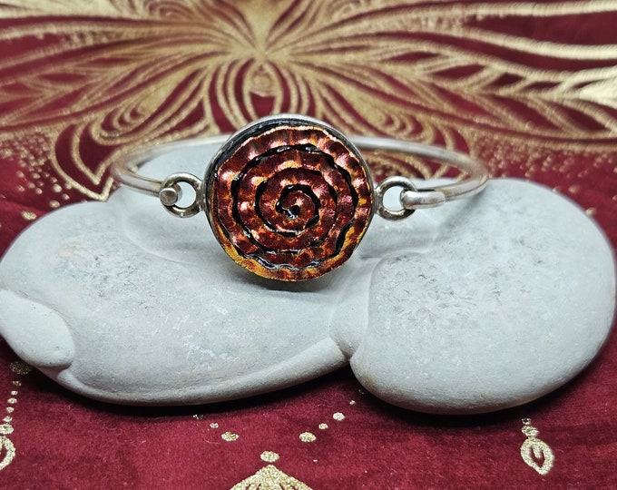 Protection Handle Pressure Overcome Fear Motivation and Deflect Negative Energies Sterling Silver Vintage Bracelet