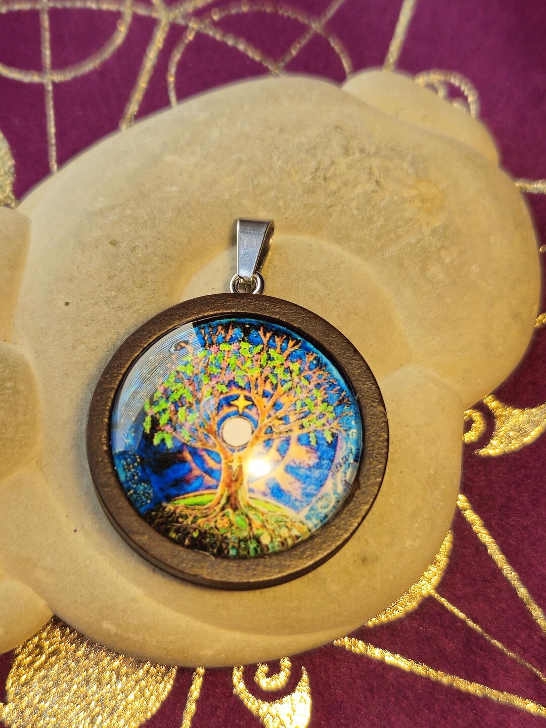 Tree of Life Witchcraft Talisman Pendant - Etsy