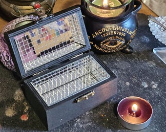 Return to Sender Mirror Box for Containment Spells for Witchcraft Rituals and Spell Work
