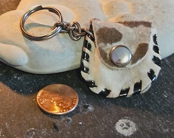 Ritual Talisman The Fortune Pouch • Vintage Lucky Penny Prosperity Keychain
