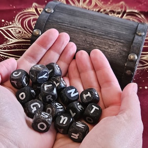 Wahrsage-Würfel für Intuitive Lesungen, Reflektion, und paranormale Betrachtungen