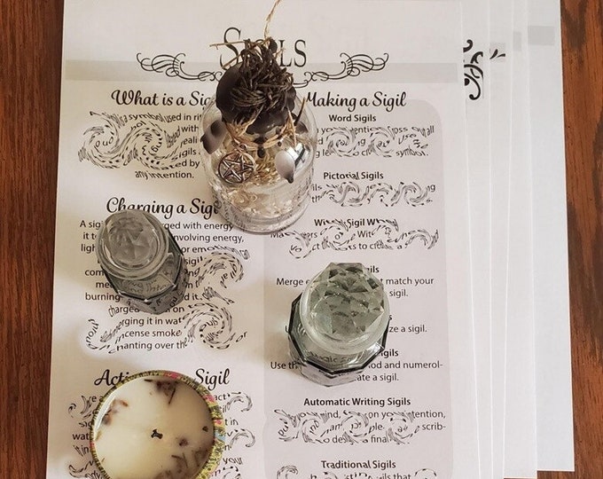 Sigil Bundle Sheets - Witchcraft Spellcraft Digital Download