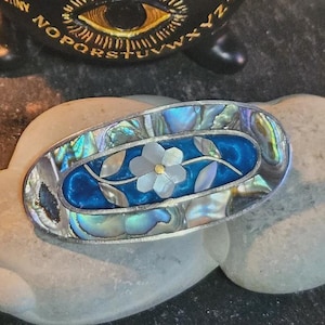 Mexico Silver Hair Barrette - Etsy