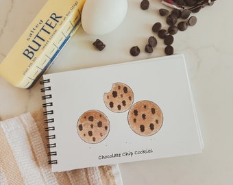 Chocolate Chip Cookies Recipe Book for Kids: Homeschool Step by Step Baking (Printable), for Kitchen Aid
