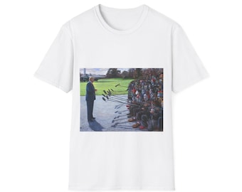 Camiseta unisex única de estilo suave: camiseta con mensaje para entusiastas políticos, regalo para protestas y activismo, ropa informal, regalo de cumpleaños.