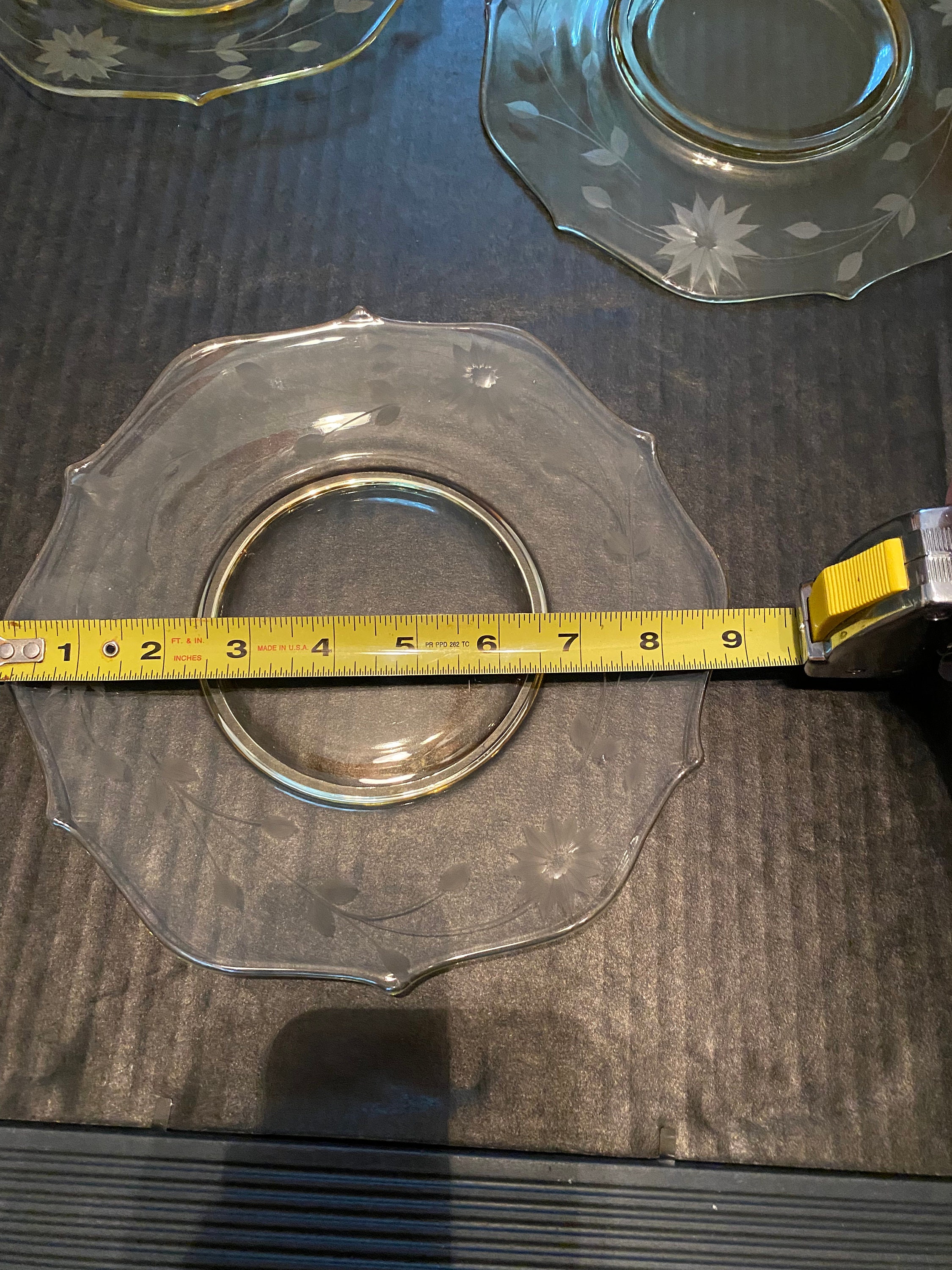 Lancaster Jubilee Depression Glass Lunch Plates Set of 5 Etsy