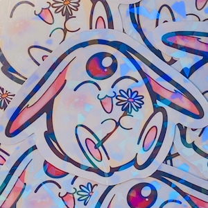 Mokona Magic Knight Rayearth 3 Inch Holographic Sticker