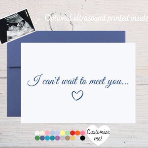 Great Grandparents Pregnancy Announcement Card | Baby Reveal Card For Grandma and Grandpa | I Can&#39;t Wait To Meet You