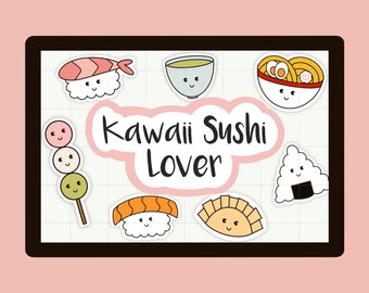 Il Cibo Sushi Pasti Carta Adesivi Diy Del Fumetto Della Scrapbook Kawaii Cancelleria Stickers