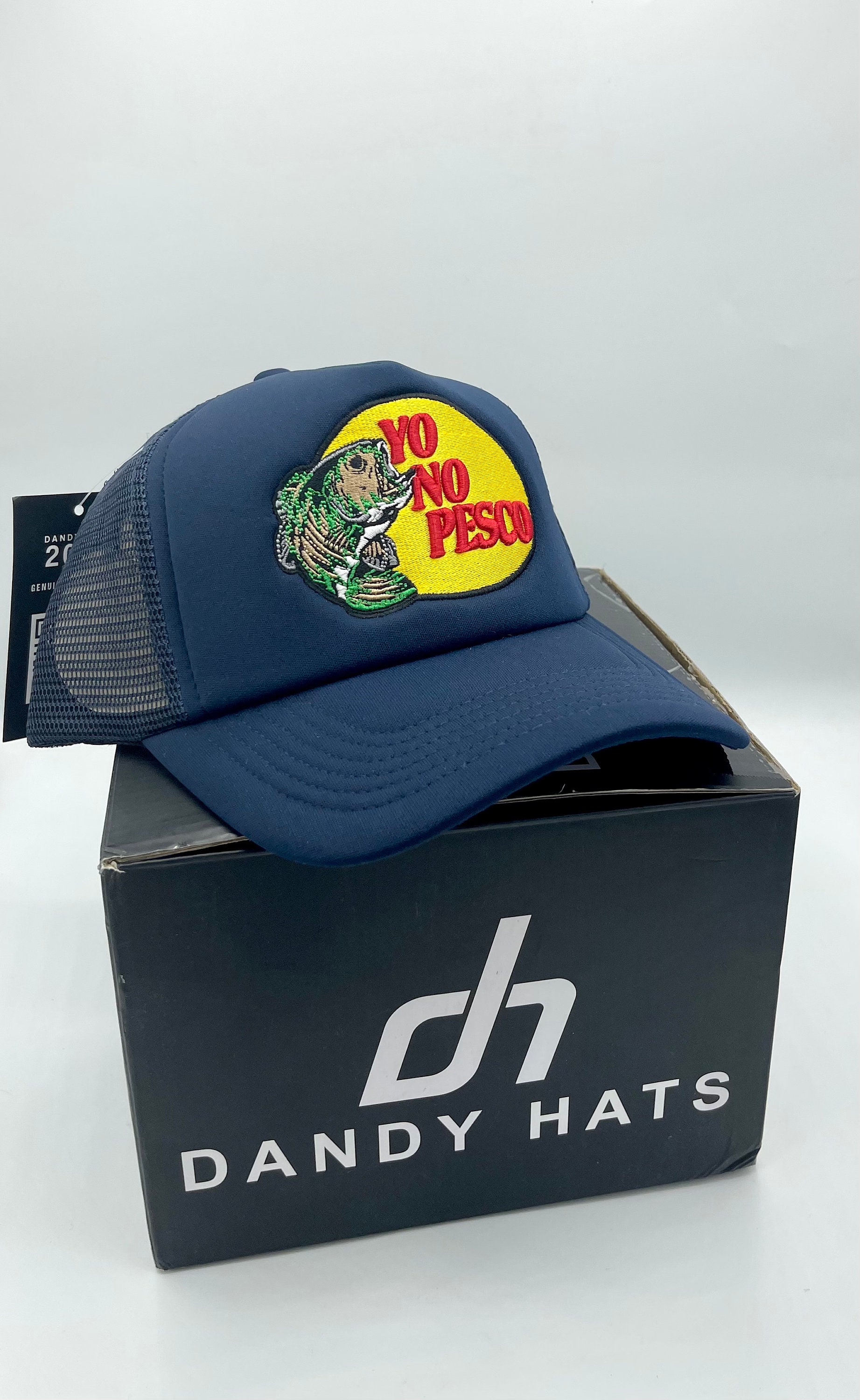 Dandy Hats Yo No Pesco Restock , Dandy Hats , Dandy Trucker Hat, Black