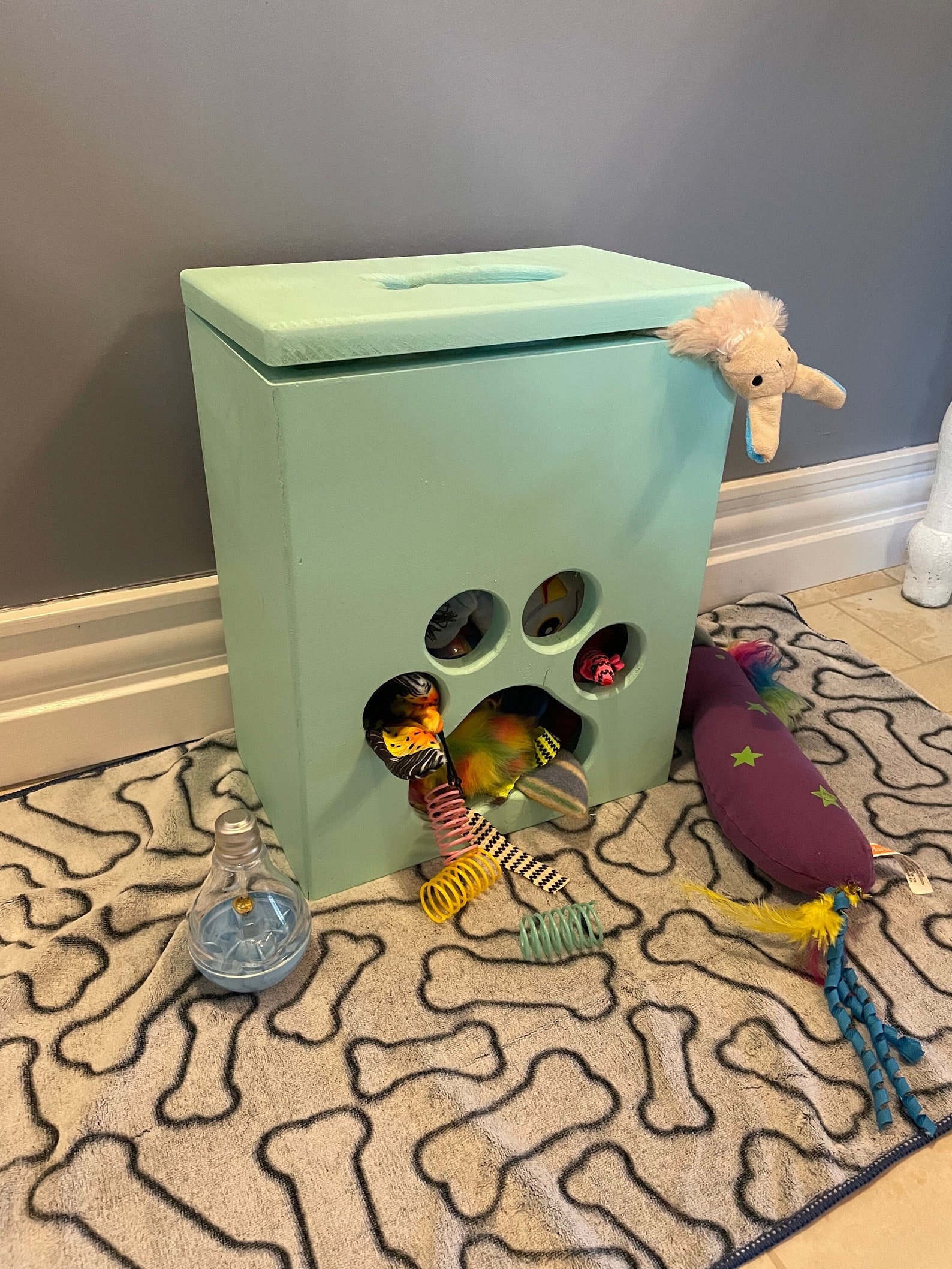 Cat Toy Box Dispensing Etsy