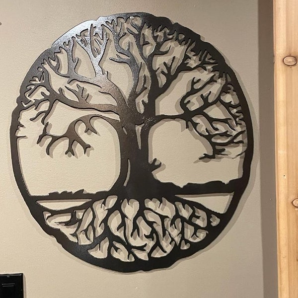 Tree of Life Stainless Steel Wall Art - Etsy