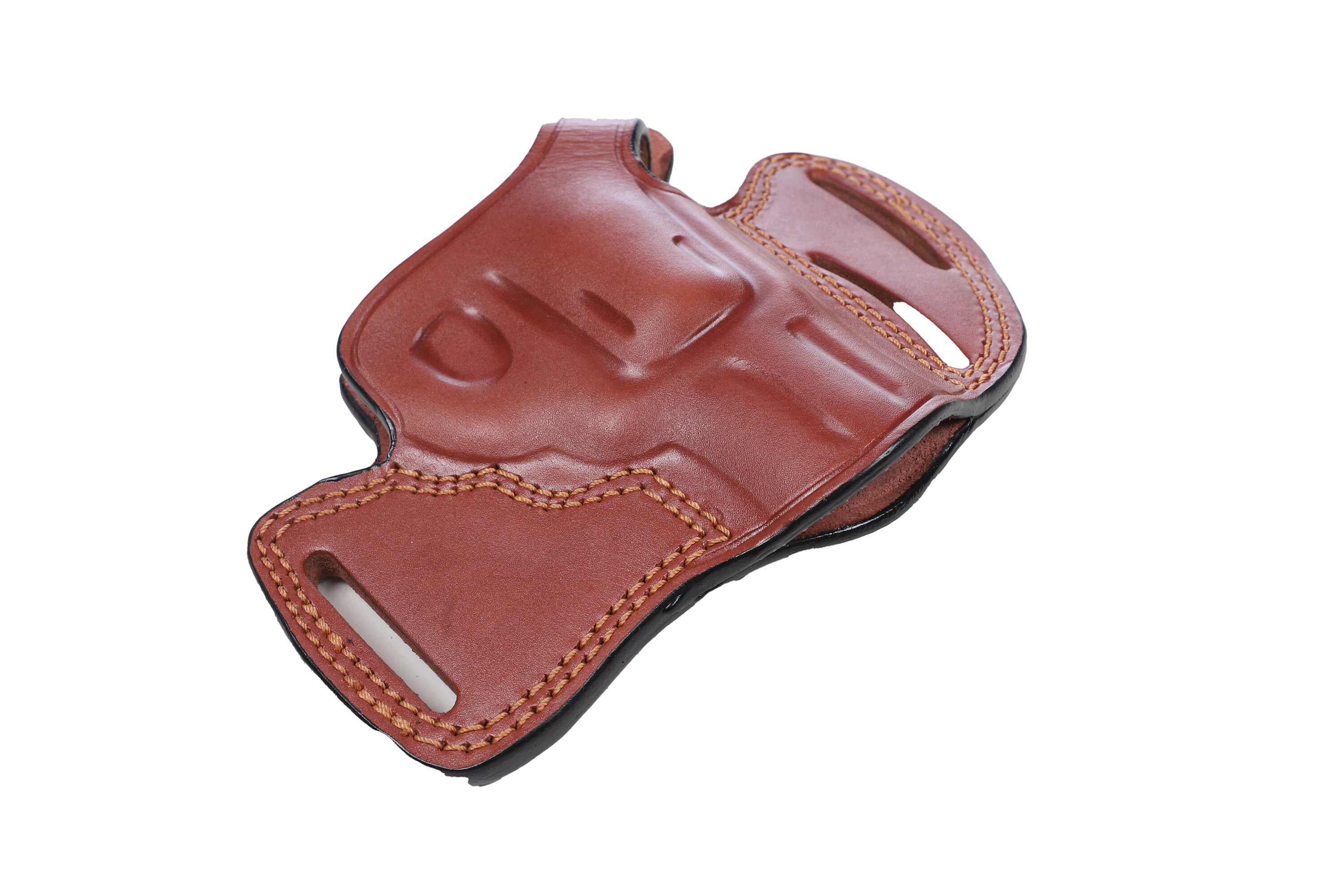 Leather Belt Holster For S&W N-Frame .44 Model 29/629 - 4" Barrel Right Hand Draw
