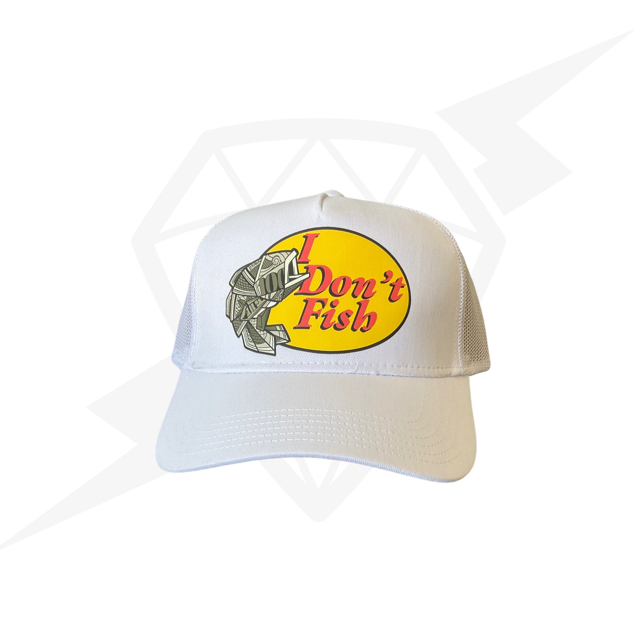 I Dont Fish Snapback Hat / White -  Canada