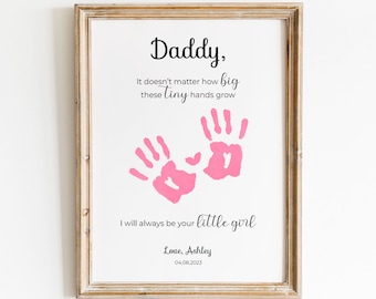 Geschenk für den Tochtervater - Vatertag - Ich werde immer deine Kleine sein