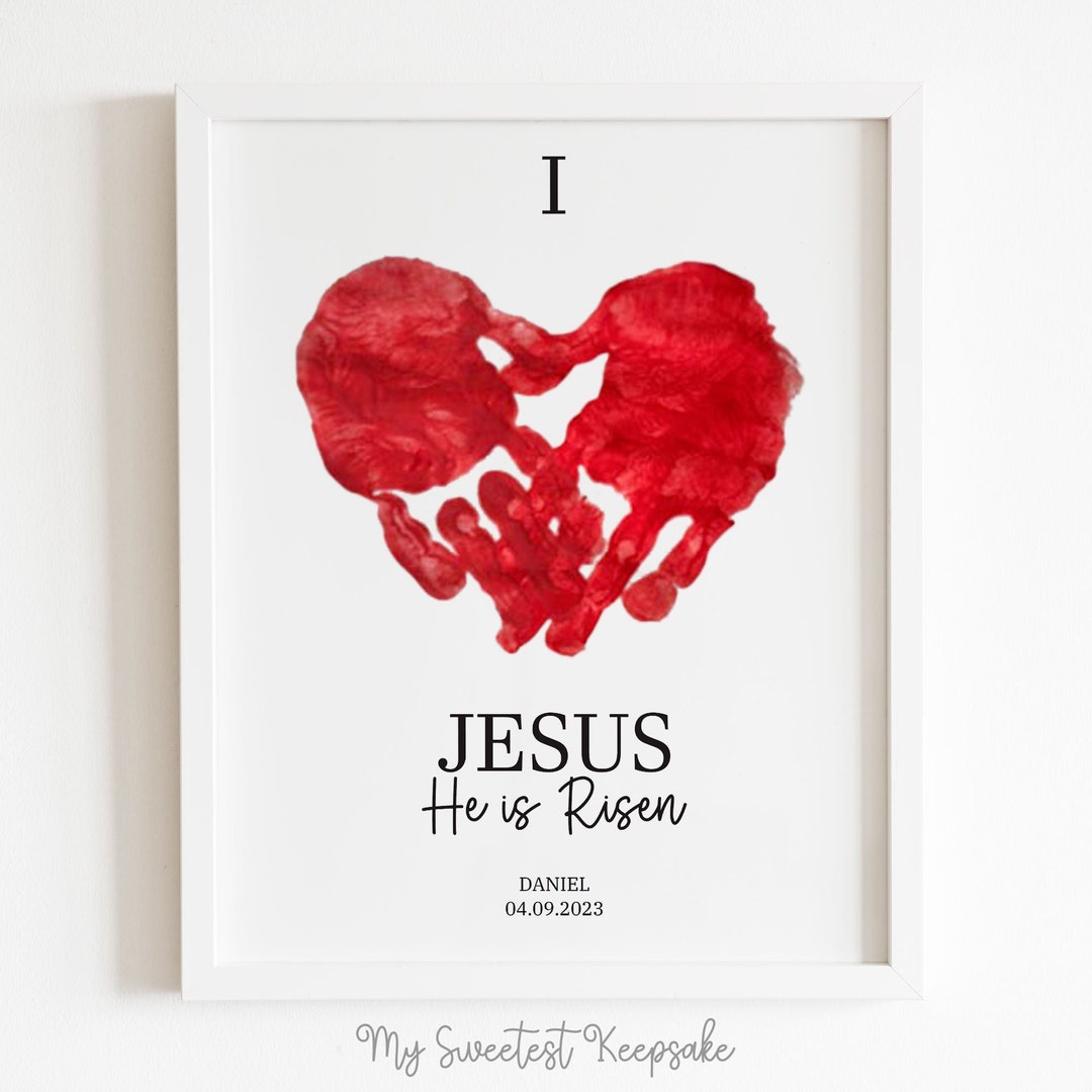Printable I Love Jesus Handprint Craft for Easter I Love - Etsy UK Printable I Love Jesus Handprint Craft for Easter I Love - Etsy UK