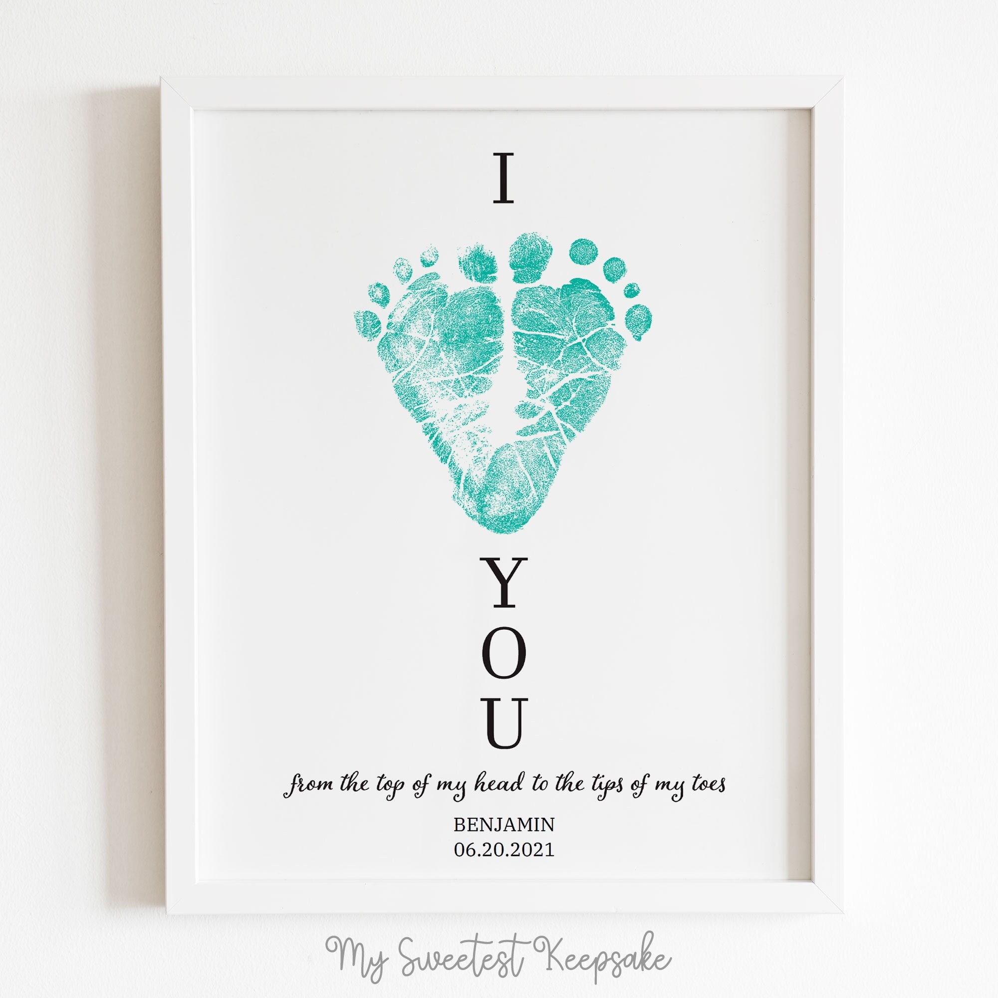 Love You Forever Baby Handprint & Footprint Kit – Printables by