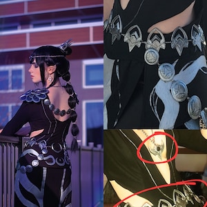 3D PRINT FILES for Shadowheart&#39;s Robes of the New Moon Cosplay (Baldur&#39;s Gate 3)