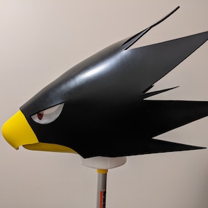 Tokoyami Cosplay Maske bewegliche Kiefer Muster/Vorlage