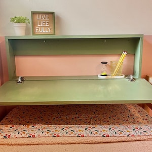 Printable Building Plans For How To Build A Folding Wall Desk