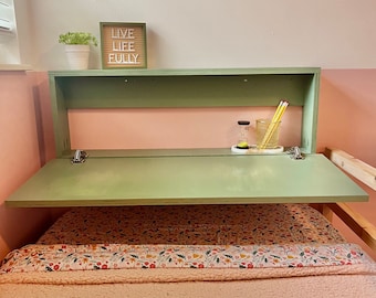 Printable Building Plans For How To Build A Folding Wall Desk